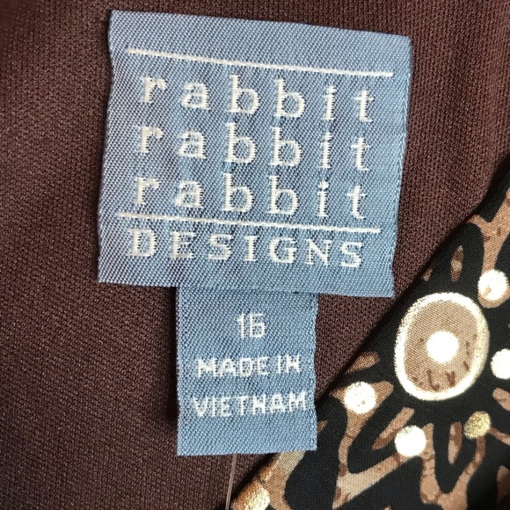 Rabbit Rabbit Rabbit Sleeveless Flare Dress, Brown - Picture 9 of 14